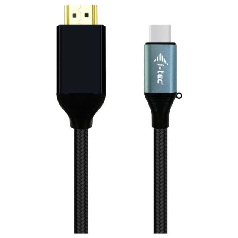 i-tec USB-C-Displaykabel Anschlusskabel Thunderbolt HDMI 60 Hz Kabel Schwarz 2 m - 8595611703324