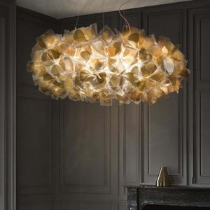 B-Ware Slamp Hängeleuchte Clizia Mama Non Mama LED Pendelleuchte Lampe gold klar Ø78cm