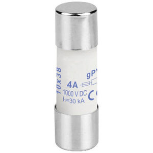 B-Ware Weidmüller Feinsicherung FUSE 10X38 4A 1000VDC GPV RoHS konform 10 Stück