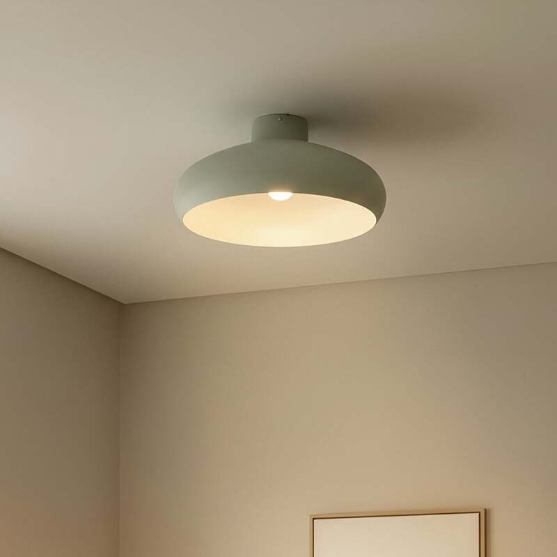 Lindby Deckenleuchte Elover Deckenlampe Deckenlicht Lampe hellgrün Ø 45 cm Eisen - 4251911791945