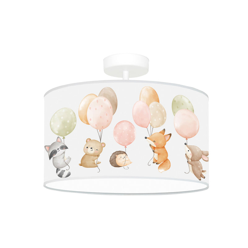 Deckenleuchte Freddy LED Lampe Leuchte dimmbar bunt Ø35cm Stoff E27 Kinderzimmer - 5905317606981