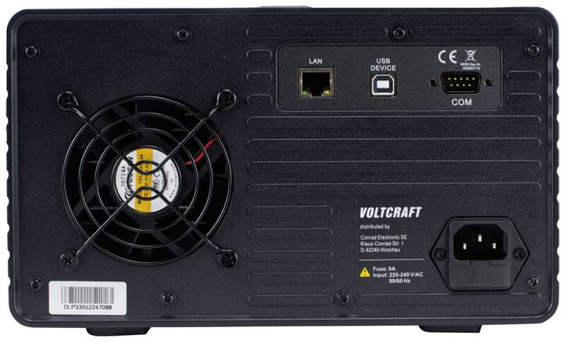 VOLTCRAFT DLP-3306 Labornetzgerät einstellbar 0 - 30 V 0 - 6 A 378 W Netzteil - 4064161230399