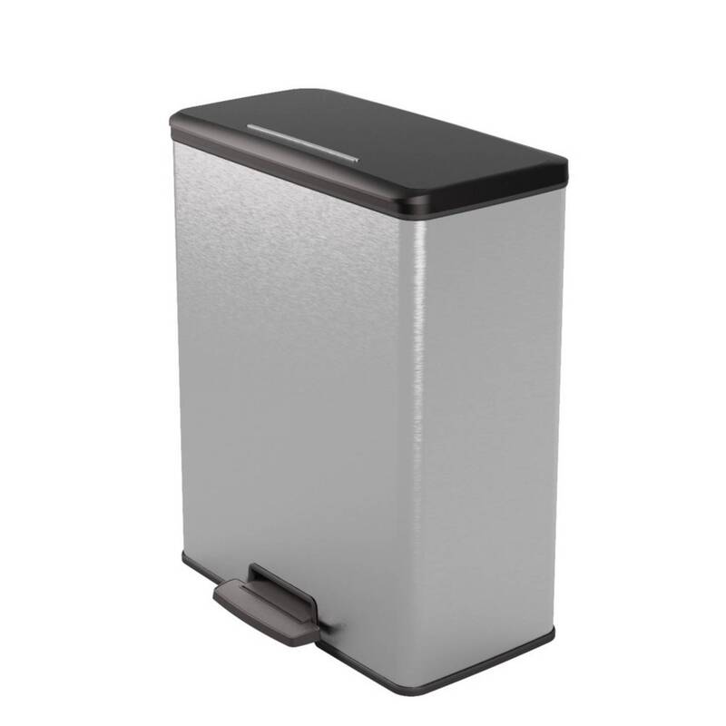 DECOBIN Tritt-Abfallbehälter Duo Mülleimer Abfalleimer 2x26 l SIEHE TEXT/FOTO - 3253921129023