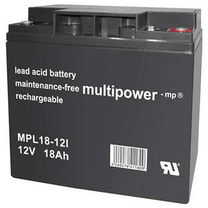 B-Ware Multipower Bleiakku Akku Speicher MPL18-12 blei-vlies agm wiederaufladbar