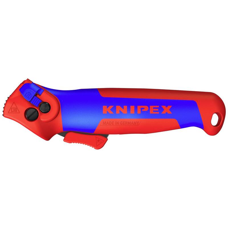 Knipex Abmantelungsmesser mit Gleitschuh und Ratschenfunktion Rundkabel 7 mm - 4003773089902