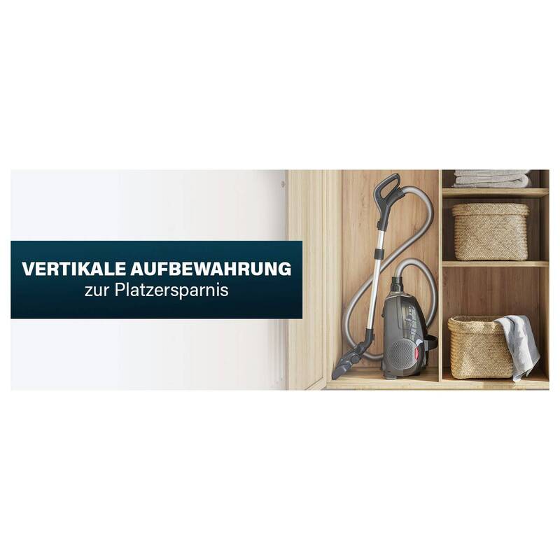 Princess Staubsauger Bodenstaubsauger 800W HEPA Staubbeutel schwarz 4l 9m - 8711387998386