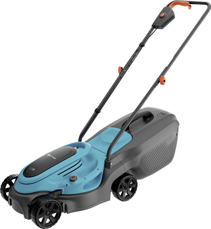Gardena Akku-Rasenmäher PowerMax 32/18V Mäher mit 30l Fangkorb und Akku 18V - 4078500061971