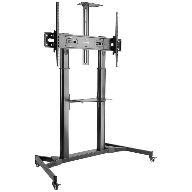 SpeaKa SP-TVC-600 TV-Rollwagen 60"-100" höhenverstellbar neigbar schwarz - 4064161225081