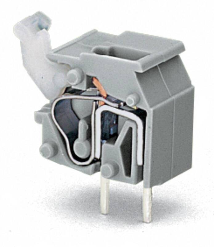 WAGO 255-763/999-950 Federkraftklemmblock 2.50 mm² Printklammern Steckverbinder - 4044918663489