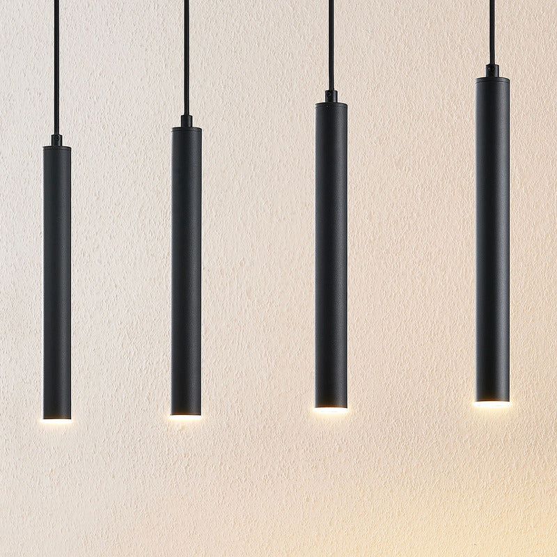 Arcchio LED Hängeleuchte Pendelleuchte Kammeron schwarz Metall 80 cm Leuchte - 9626503