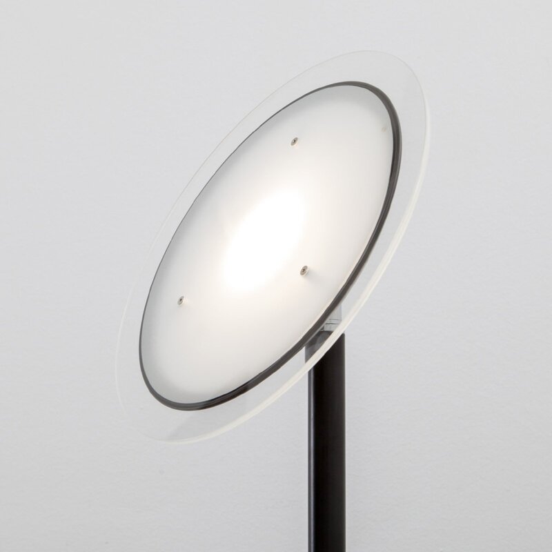 Lindby Deckenfluter Malea mit LED + Lesearm Lampe Leuchte IP20 5W 230V schwarz - 6291105701655