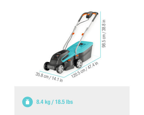 GARDENA Akku Rasenmäher PowerMax 32/36V P4A Mäher Handrasenmäher ohne Akku - 4078500054188
