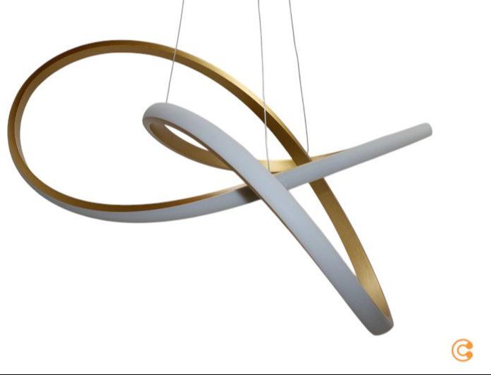 JUST LIGHT Hängeleuchte Maria LED Pendelleuchte dimmbar messing 3-stufig 57cm - 4043689985578