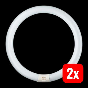 2x B-Ware Philips Röhrenlampe Leuchtstoffring G10q 40W 830 dimmbar warmweiß Ø40,64cm