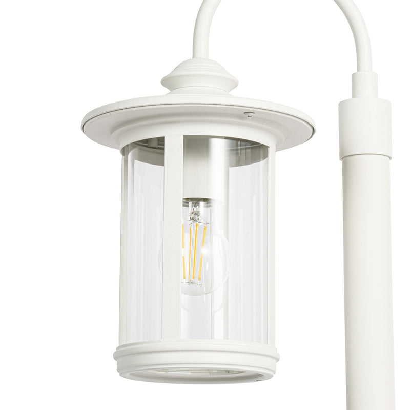 Lindby Wegeleuchte Zayn LED Gartenleuchte Pollerleuchte dimmbar weiß 109cm IP65 - 4255830907159