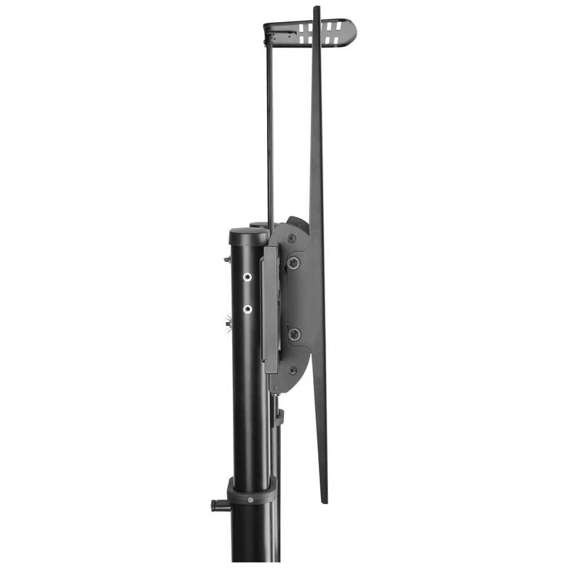 SpeaKa SP-TVC-600 TV-Rollwagen 60"-100" höhenverstellbar neigbar schwarz - 4064161225081