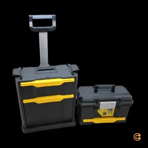 STANLEY Werkzeugkasten Rollende Werkstatt Trolley-Koffer unbestückt schwarz - 3253561703447