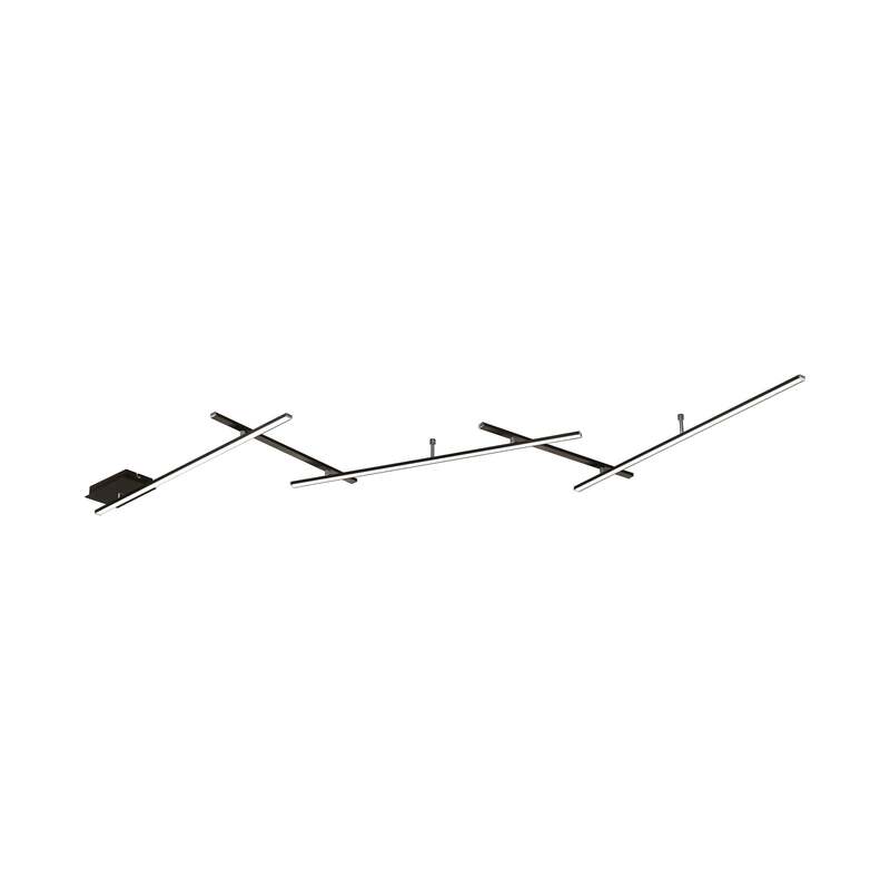 Schwenkbare LED-Deckenlampe Indira dimmbar schwarz 25W warmweiß TRIO LIGHTING - 4017807575118