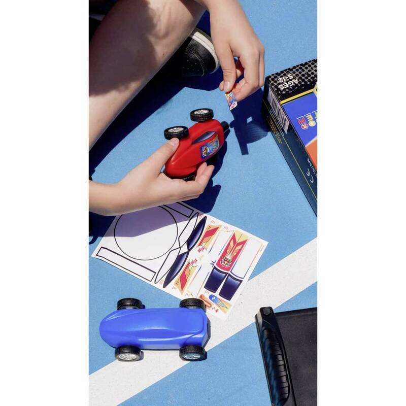 Stomp Rocket Spielzeug Auto Rennwagen Set Kompressor Starter Rennspiel Kinder - 0795516600003