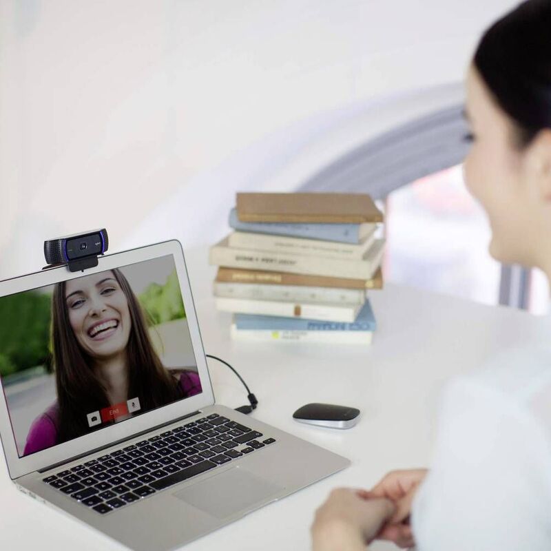 Logitech HD Pro Webcam C920 Full HD-Webcam 1920 x 1080 Pixel Klemm-Halterung - 5099206061309