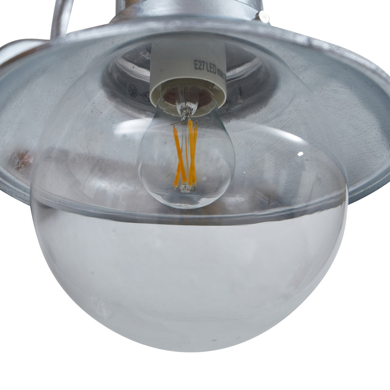 Lindby Außenwandleuchte Celinor LED Gartenlampe Wandleuchte dimmbar silber - 4251911786750