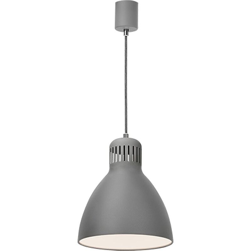 Glamox LED-Hängelampe L-1 Hängeleuchte Deckenlampe Leuchte Lampe 3.000 K grau - 7332402293852