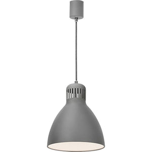 B-Ware Glamox LED-Hängelampe L-1 Hängeleuchte Deckenlampe Leuchte Lampe 3.000 K grau
