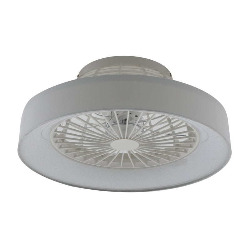 Lindby LED-Deckenventilator Mace Ventilator Deckenventilator weiß leise Ø 47 cm - 4251911780260