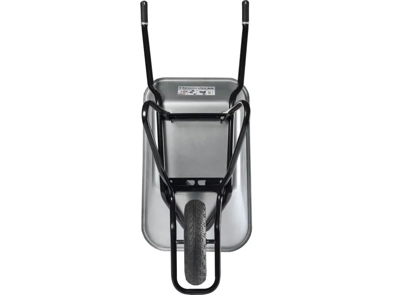 Haemmerlin Tiefmulden-Schubkarre Clipso 120l verzinkt Garten Schubkarre robust - 3155030801695