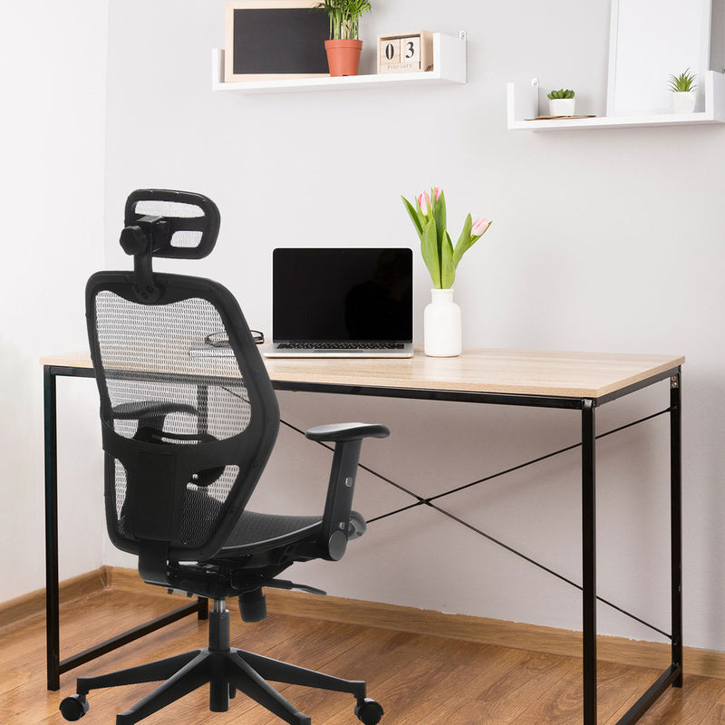 hjh OFFICE Bürostuhl Chefsessel AIR-PORT abklappbare Armlehnen SIEHE TEXT/FOTO - 4260182531655
