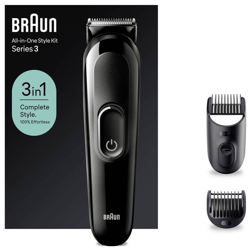 Braun Bartschneider SK2400 Körperhaartrimmer Haarschneider schwarz abwaschbar - 4210201447610