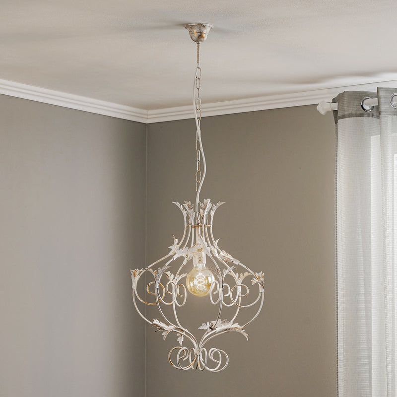 Hängeleuchte Contessa LED Pendelleuchte Lampe dimmbar weiß Made in Europe 40cm - 8030626540958