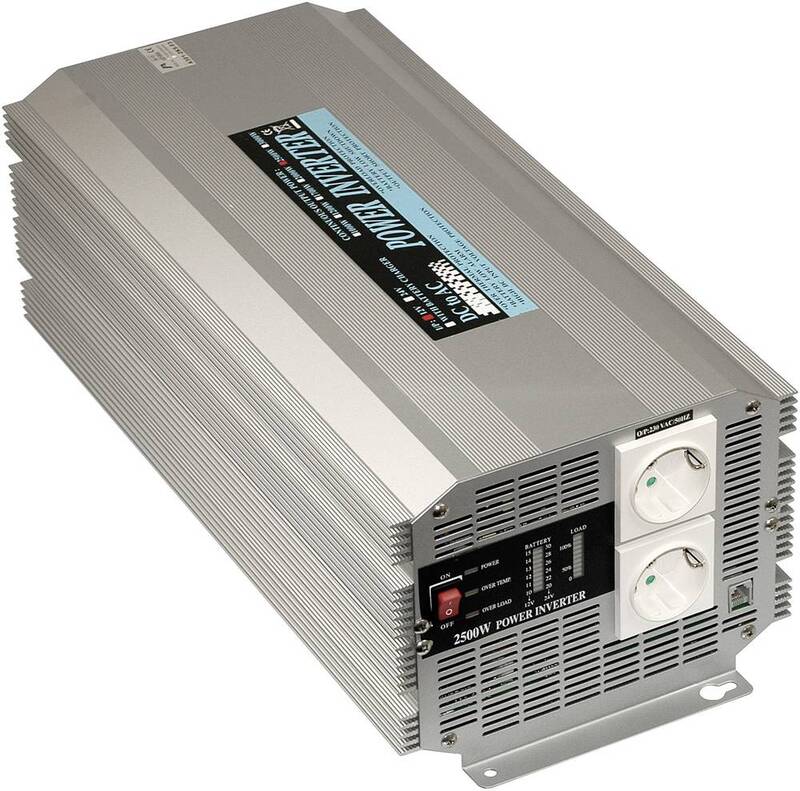 Mean Well A302-2K5-F3 Wechselrichter 2500 W 24 V/DC Wandler DC AC Netzgerät - 4021087006057