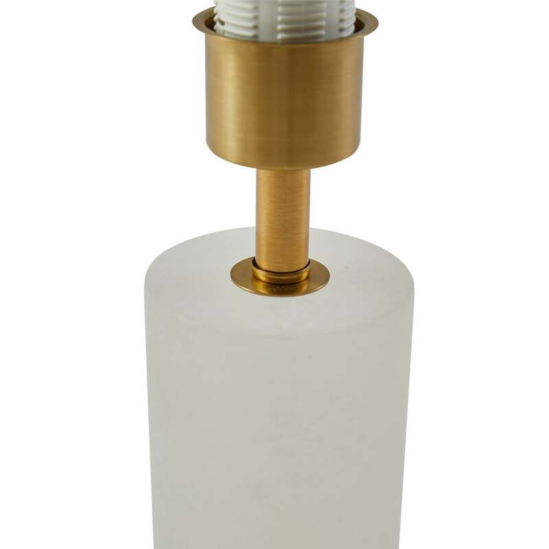 Lindby Tischlampe Alabaster Tischleuchte Leuchte weiß/beige Ø 25cm Marmor E27 - 4251911794977