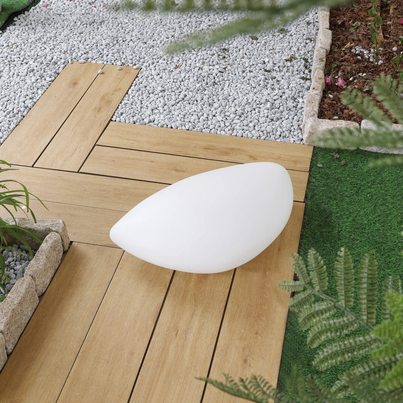 Lindby Außenleuchte Gartenleuchte Arani LED Lampe weiß Kunststoff IP65 60x40cm - 4251911774580