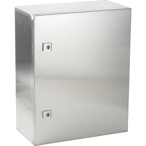 B-Ware TRU COMPONENTS Schaltschrank Edelstahl TC-SS504020 IP65 lichtgrau 400x500x200mm