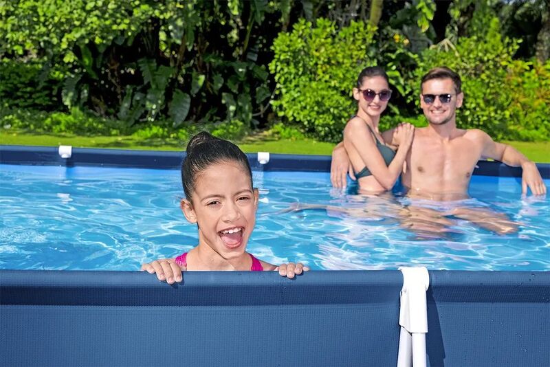 Bestway 9'10" X 6'7" Steel Pro Frame Pool, Blue - 6941607327999