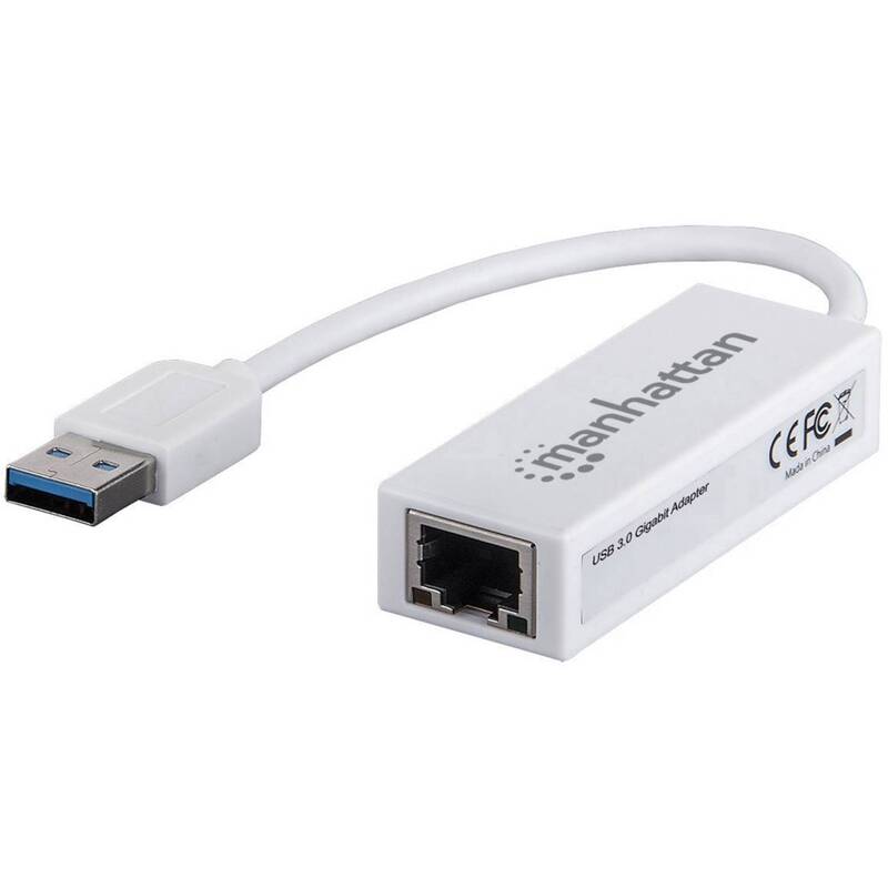 Manhattan - Netzwerkadapter 1 Gbit/s Gigabit Ethernet Adapter USB 3.0 - 0766623506847