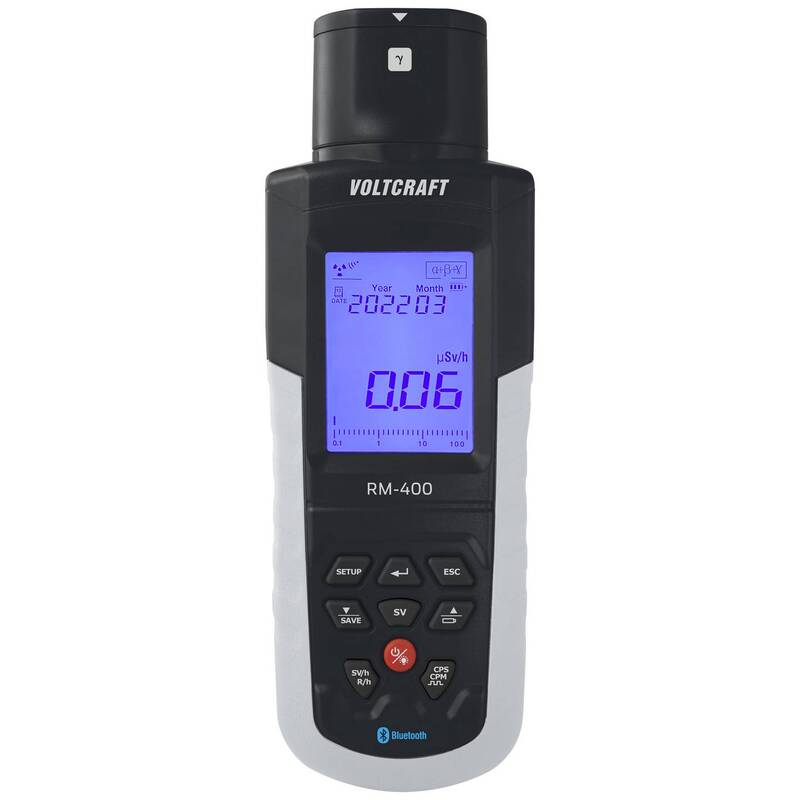 Voltcraft Geigerzähler RM-400 Strahlungsmessgerät akustischer Warnton Strahlung - 4064161213118