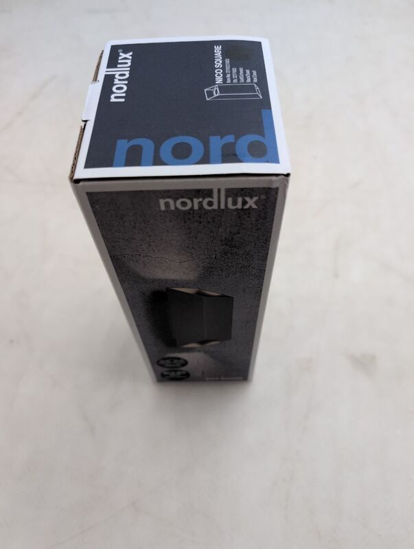 Nordlux Wandleuchte Aluminium Schwarz Up & Down IP54 2x GU10 dimmbar Leuchte - 5704924012426