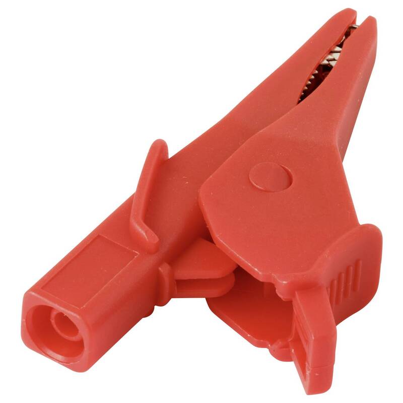Voltcraft Messleitungs-Set MLSet-100 Krokoklemmen Prüfspitze 4mm 1,2m Rot - 4064161503592