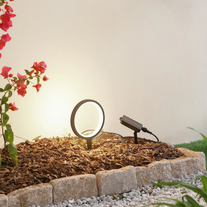 Lindby Solar Gartenleuchte Syrene LED Außenlampe Poller schwarz 33,7cm IP65 - 4251911775457