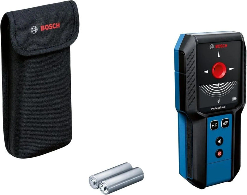 Bosch Ortungsgerät GMS 120-27 Detektor für Wände mit Tasche und 2 Batterien AA - 4053423255331