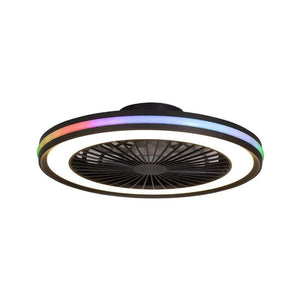B-Ware LED-Deckenventilator Gamer Big schwarz DC Ventilator CCT RGB Deckenlüfter 56cm
