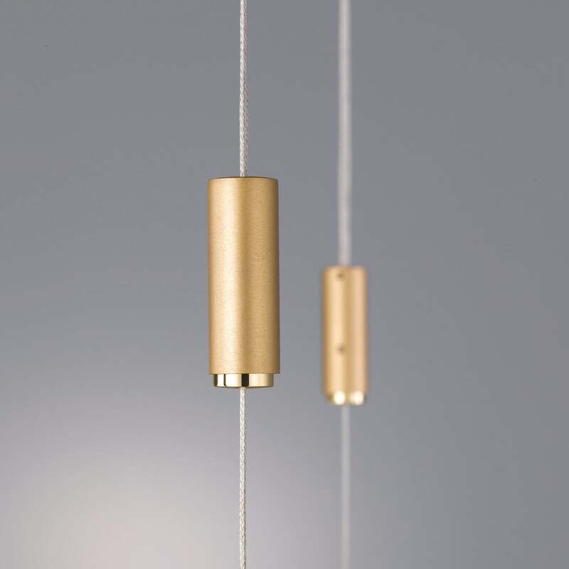 Rothfels LED-Pendelleuchte Pendelleuchte Lampe Leuchte Licht IP20 Tolu messing - 4251096567724
