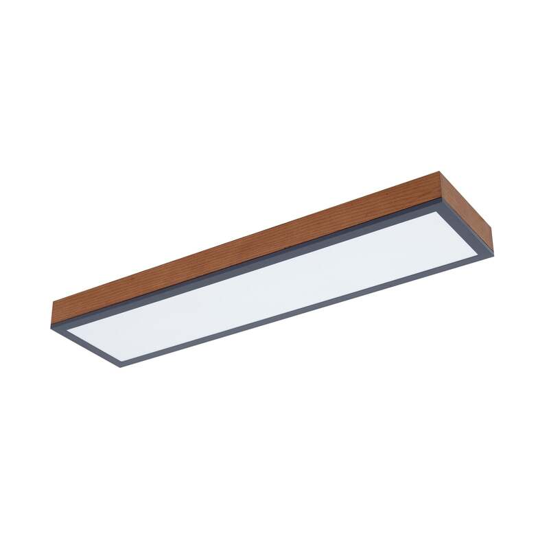 Lindby Deckenlampe Deckenleuchte Laviona LED Lampe graphit 80x20cm warmweiß - 4251911747003
