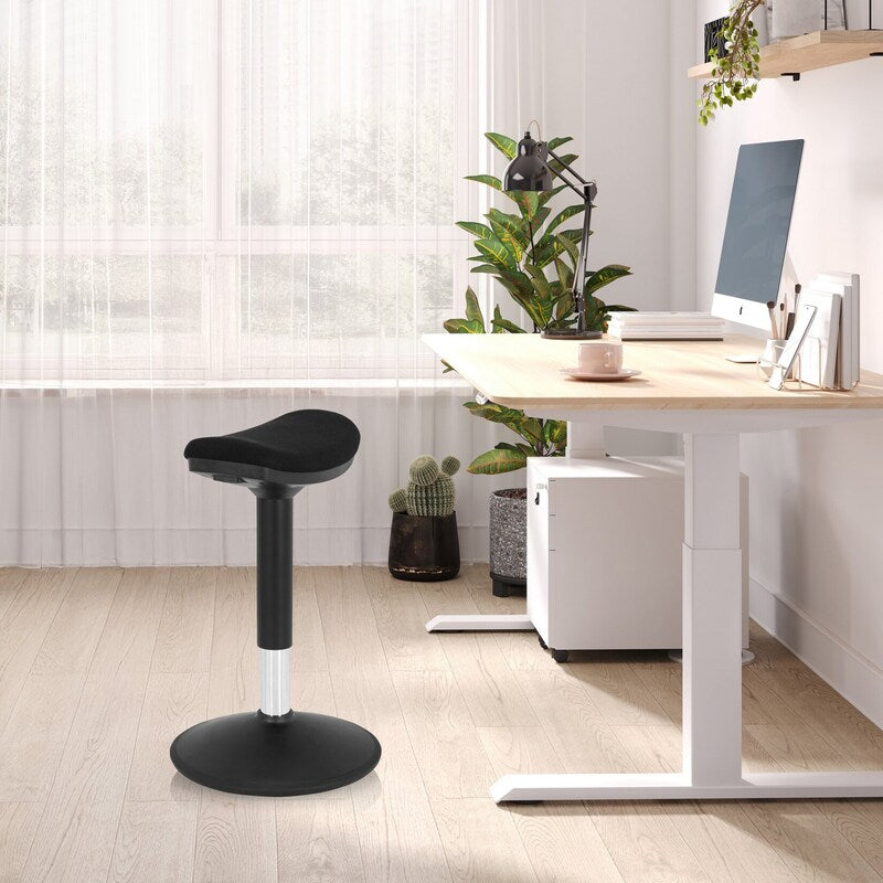 hjh OFFICE Stehhocker Stehhilfe BALANCE SIT I B Stoff schwarz ergonomisch - 4064323014850