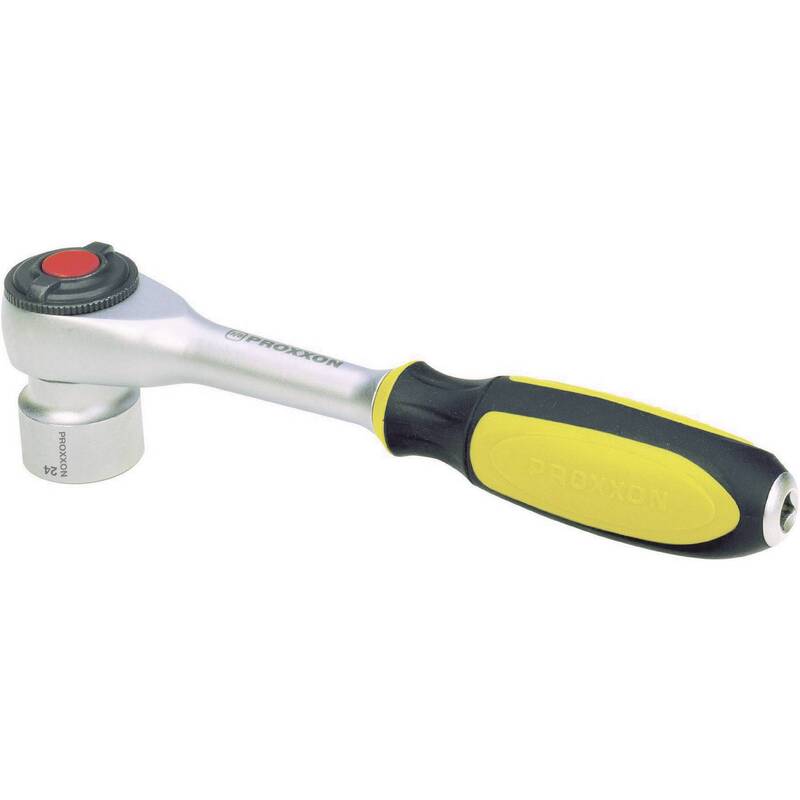 ROTARY-RATSCHE 1/4" 52 Zähne 180 mm PROXXON Umschaltknarre für enge Räume - 4006274230828