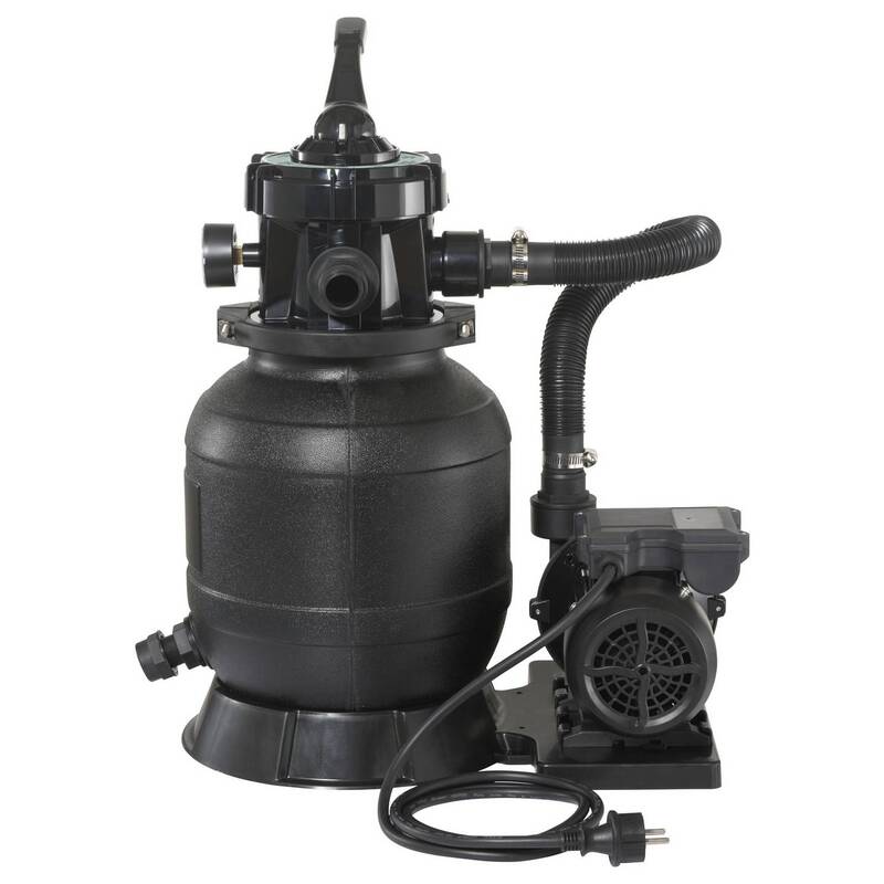 TOOLCRAFT Sandfilteranlage 7900l/h Wasserpumpe Poolpumpe 220V 250W IPX5 32mm - 4064161476001