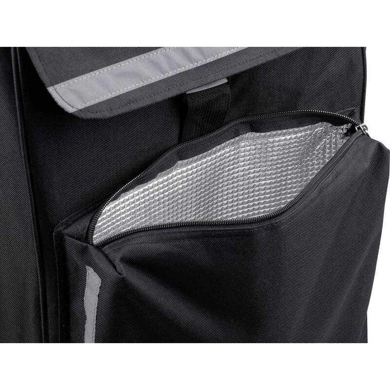 Metafranc Einkaufstrolley Einkaufswagen Aluminium schwarz 59l 20kg 47x46cm 108cm - 4004646203975